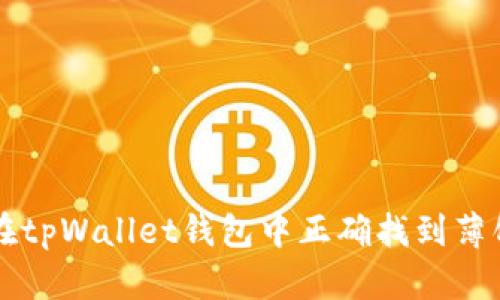 jiaoti如何在tpWallet钱包中正确找到薄饼（BEP20）？