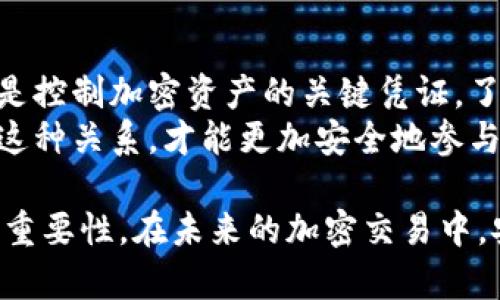 助记词（Mnemonic Phrase）与私钥（Private Key）之间的关系是密切且重要的。简单来说，助记词和私钥之间可以看作是多对一的关系。下面将详细解释这两者之间的关系。

### 助记词与私钥的关系

1. 什么是助记词？
助记词是一组单词的组合，通常由12到24个单词组成。这些单词的排列遵循特定的顺序。助记词的目的在于帮助用户方便地记忆和恢复他们的加密货币钱包。
助记词是根据某种算法生成的，这种算法通常符合BIP39标准。助记词的主要优势在于其易于记忆和输入，尤其适用于普通用户。

2. 什么是私钥？
私钥是一串128位、256位或更多位的随机字母数字组合。它是加密货币钱包的核心，是唯一能够控制该钱包中的资产的凭证。私钥用于签署交易，确保只有持有私钥的人才能对相关资产进行操作。
私钥的安全性至关重要。如果有人获得了你的私钥，他们就可以完全控制你的加密货币。因此，私钥必须小心存储。

3. 助记词如何生成私钥？
助记词和私钥之间的关联是通过加密算法实现的。当用户创建一个新的钱包时，系统会生成一个随机数（种子），然后通过特定的算法（如BIP32、BIP39和BIP44）将这个种子转换为助记词，再从助记词生成一个或多个私钥。
这个过程的关键在于所使用的算法，因此即使有多个用户使用相同的助记词，每个用户的最终私钥可能会是不同的。这种设计有助于增强安全性。

4. 助记词的安全性
虽然助记词比私钥易记，但它们的安全性同样重要。用户应当采取措施，确保助记词不被他人窃取。理想的做法是将助记词以纸质形式安全存储，而非数字化保存。
如果助记词被人获取，那么这个人可以轻松生成对应的私钥，从而完全控制钱包。因此，助记词与私钥之间的隐秘性和安全性是非常重要的。

5. 助记词与私钥的使用场景
在使用加密货币时，用户首先输入助记词来恢复或创建钱包。系统会通过助记词生成相关私钥，以便用户能够访问其加密资产。
在实际操作中，用户只需记住助记词即可，而不必记住复杂的私钥。这使得加密货币的使用门槛降低，普通用户更容易上手。

6. 结论
总体来说，助记词和私钥之间是一种多对一的关系。助记词通过一定的算法生成私钥，而私钥则是控制加密资产的关键凭证。了解这两者之间的关系，有助于用户在使用加密货币时确保资产的安全。
用户在使用加密资产时，务必妥善保管助记词和私钥，以减少资产被盗的风险。只有了解并重视这种关系，才能更加安全地参与到加密货币的世界中。

通过对助记词与私钥之间关系的详细分析和探讨，可以看出这两者在保护和管理加密资产中的重要性。在未来的加密交易中，安全性将是用户最关心的问题之一。因此，理解和应用正确的管理方法是一项必要的技能。